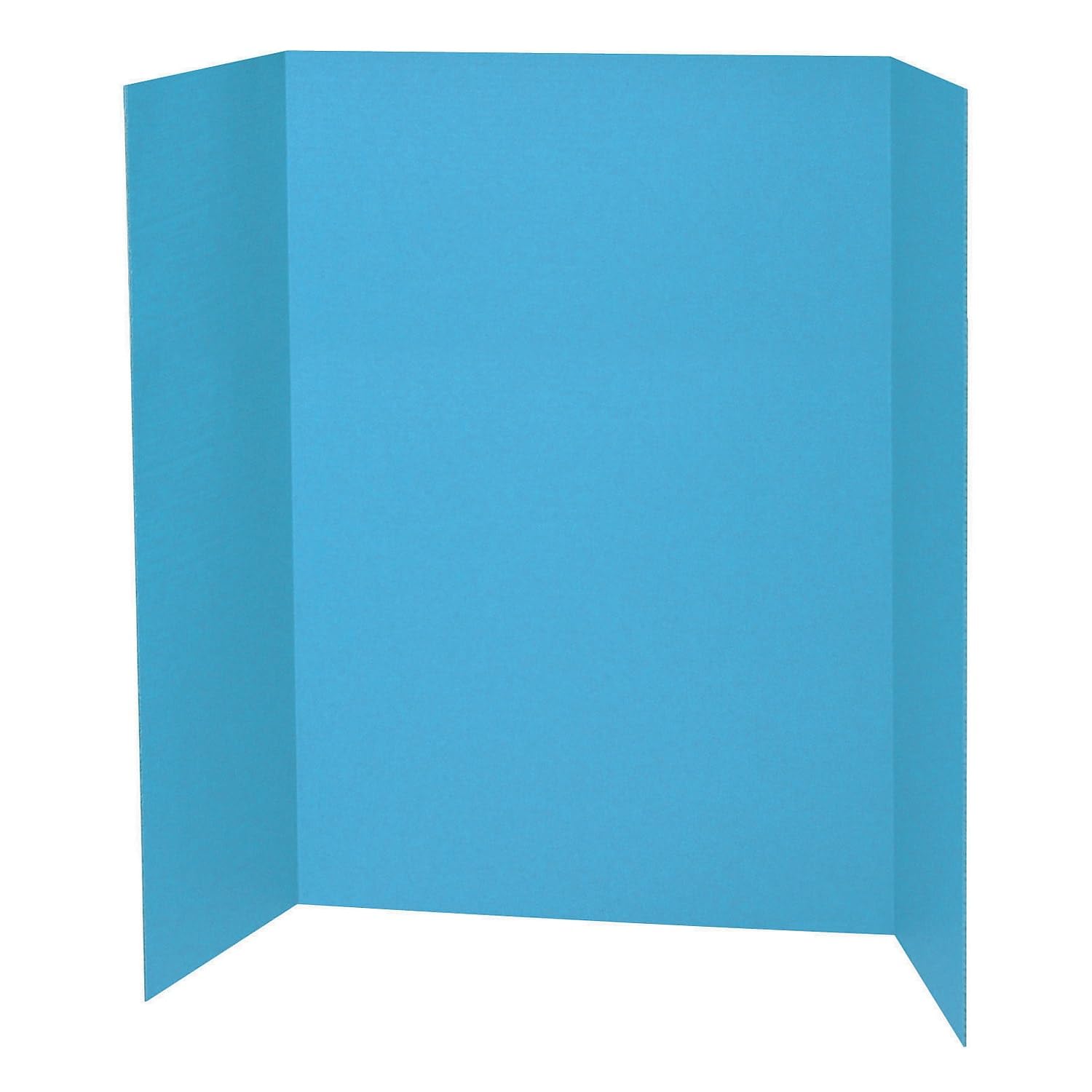 Pacon PAC3771-6 Corrugated Cardboard Presentation Board, 48-Inch x 36-Inch, Sky Blue, Pack of 6