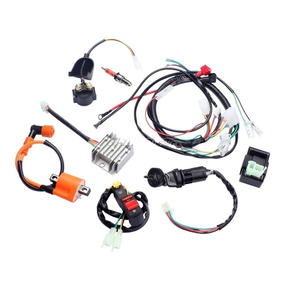 Kits completos de bobina encendido CDI chispa arnés cableado eléctrico para 150cc
