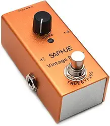 SAPHUE Pedal De Efeitos Guitarra Phaser Vintage, Botão Velocidade, Pedais Efeito Com Estrutura Metal Aço, Mini Interruptor Bypass Verdadeiro Dc 9V Tipo Único Para Kit Elétrico Múltiplo