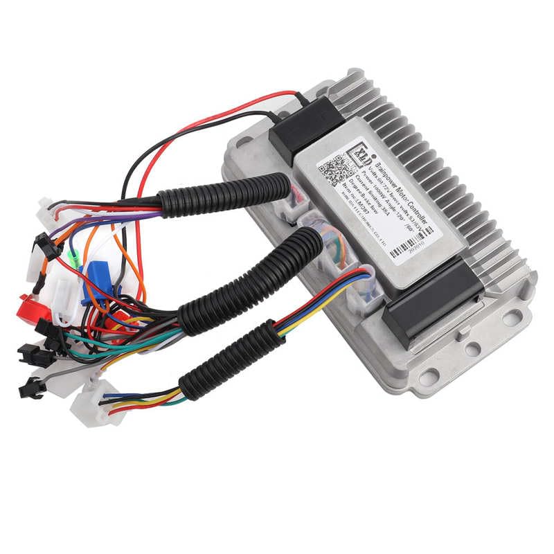 Centralina Monopattino Elettrico 36V 48V 60V 72V 500/1000W Controller Brushless Guscio In Alluminio Bicicletta Elettrica Scooter E-Bike 3 Modalità Regolatore Di Velocità A Onda Sinusoidale Centralina