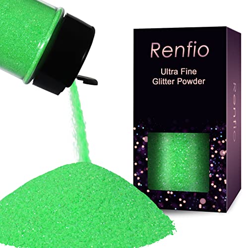 Renfio poudre paillettes irisée 50g vert fluorescent