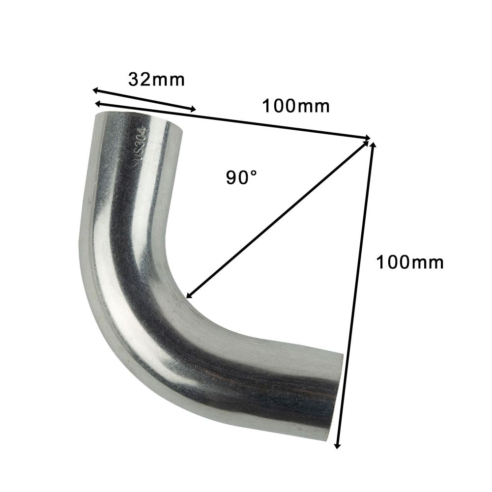 Curva Gomito MF Con Ispezione A Tappo 250mm In Acciaio Inox AISI 304 - Foto 6