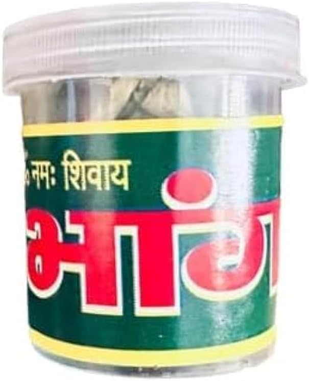 Generic Bhang Shivratri Pooja Item Shiv Ji Parsad Bhaang Indian Item Har Har Mahadev bhaang Ghoota Shiv Mandir Item, Green Shivratri/Shrawan/Sawan Puja