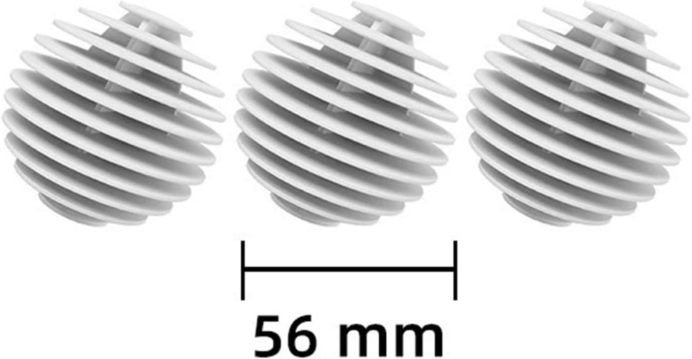 Soft Rubber Laundry Ball, Anti Entanglement Tool For Laundry, Cleaning Tool For Household Washing Machines(White)