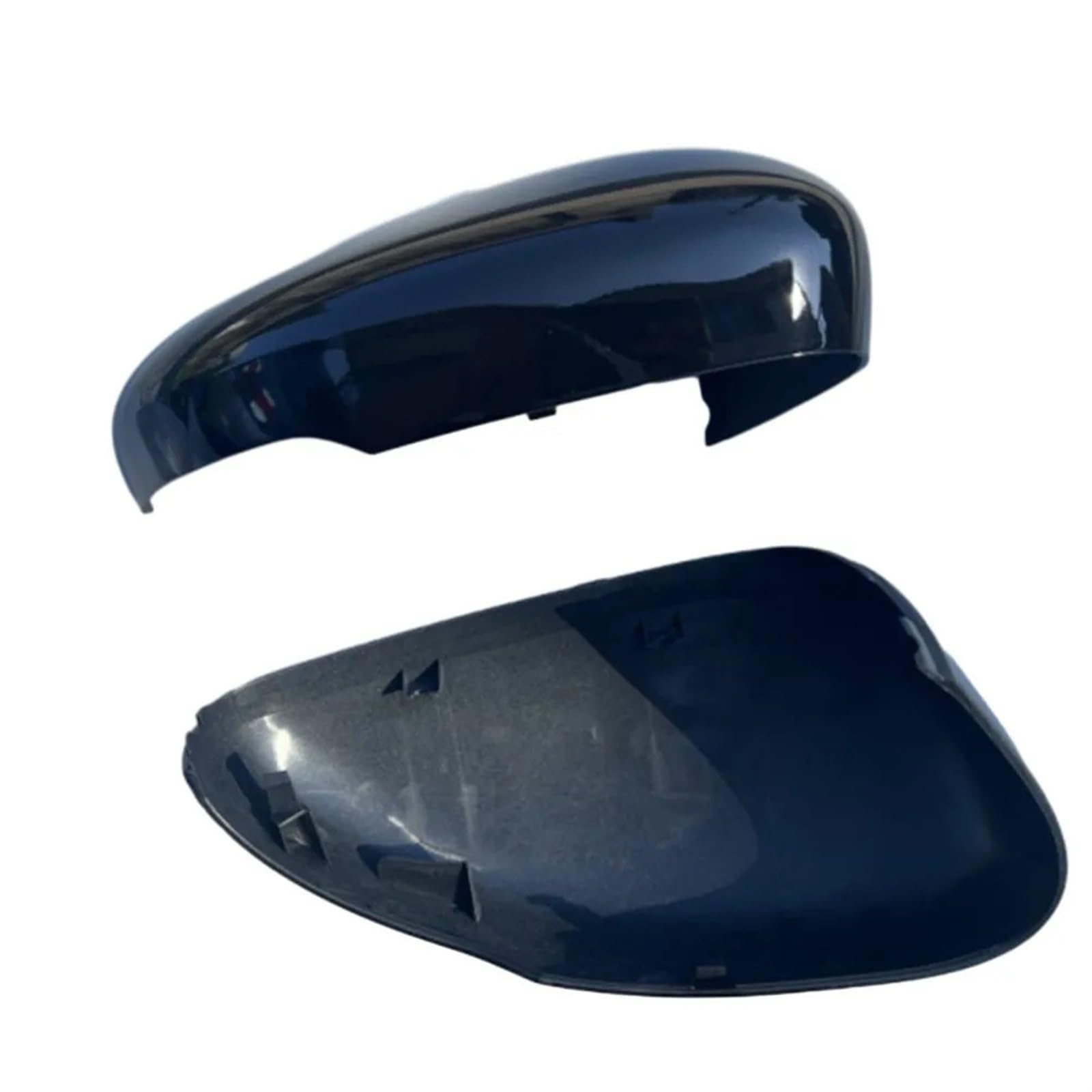 Rétroviseur voiture Lot de 2 coques de rétroviseur noir brillant pour voiture, garniture de rétroviseur latéral, pour Ford pour Escape Edge 20202022