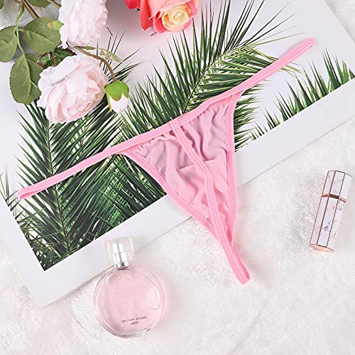 Pink School Girl Lingerie For Women Babydoll G-String Sexy Panties Briefs Underwear Women Thongs Vs (Pink, One Size) #TOP4