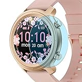 Puccy 3 Pack Anti Blue Light Screen Protector Film, compatible with Efolen Q1 Q10 Smart Watch Smartwatch TPU Guard （ Not Tempered Glass Protectors ）