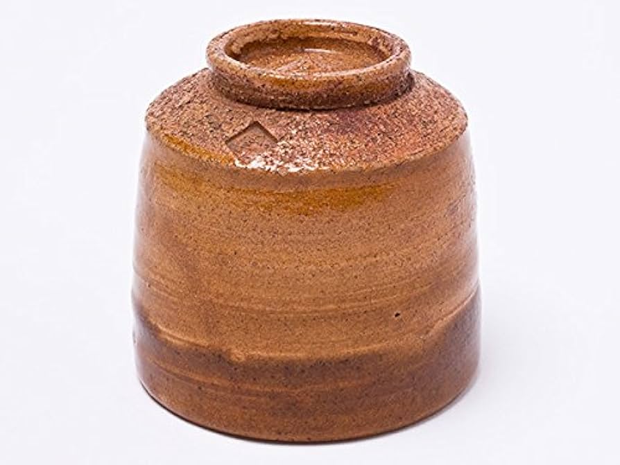 大樋焼　第十代大樋長左衛門(年雄)作　湯呑 柳瀬美術店 / 9代大樋長左衛門「湯呑」共箱[OHI Chozaemon 9th