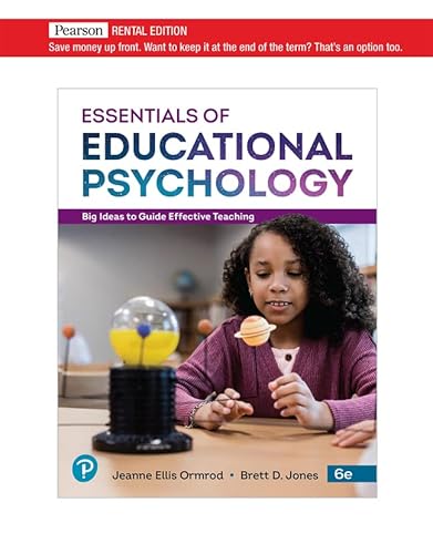 Essentials of Educational Psychology: Big Ideas... 0136817823 Book Cover