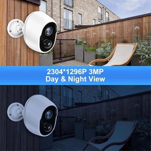 Cámara de seguridad WiFi para exterior a batería con Tuya Smart Life y 128G 3