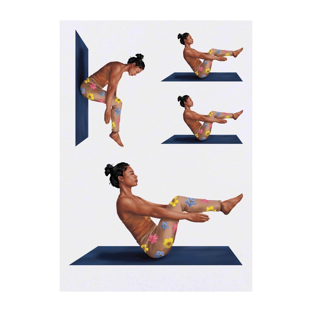 4 x 'Elevated Serenity Yoga Pose' Temporary Tattoos (TO00073074)