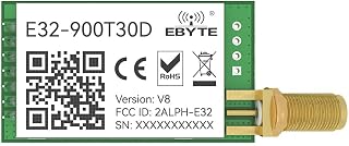 LoRa Modulation 30dBm 868MHz 915MHz Wireless Serial Port Transmitter 100mW E32-900T30D SMA-K Antenne DIP 8km IoT