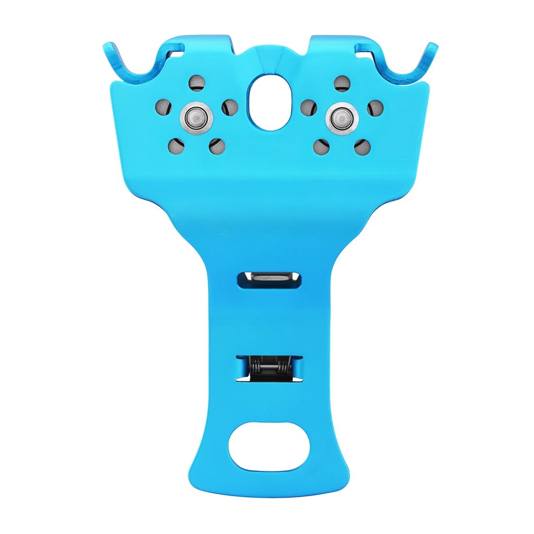 KAILAS Polea de escalada de rescate CE UIAA, doble polea de cuerda de 28 kN móvil micro ligera de acero de aluminio resistente (1, azul, 1)