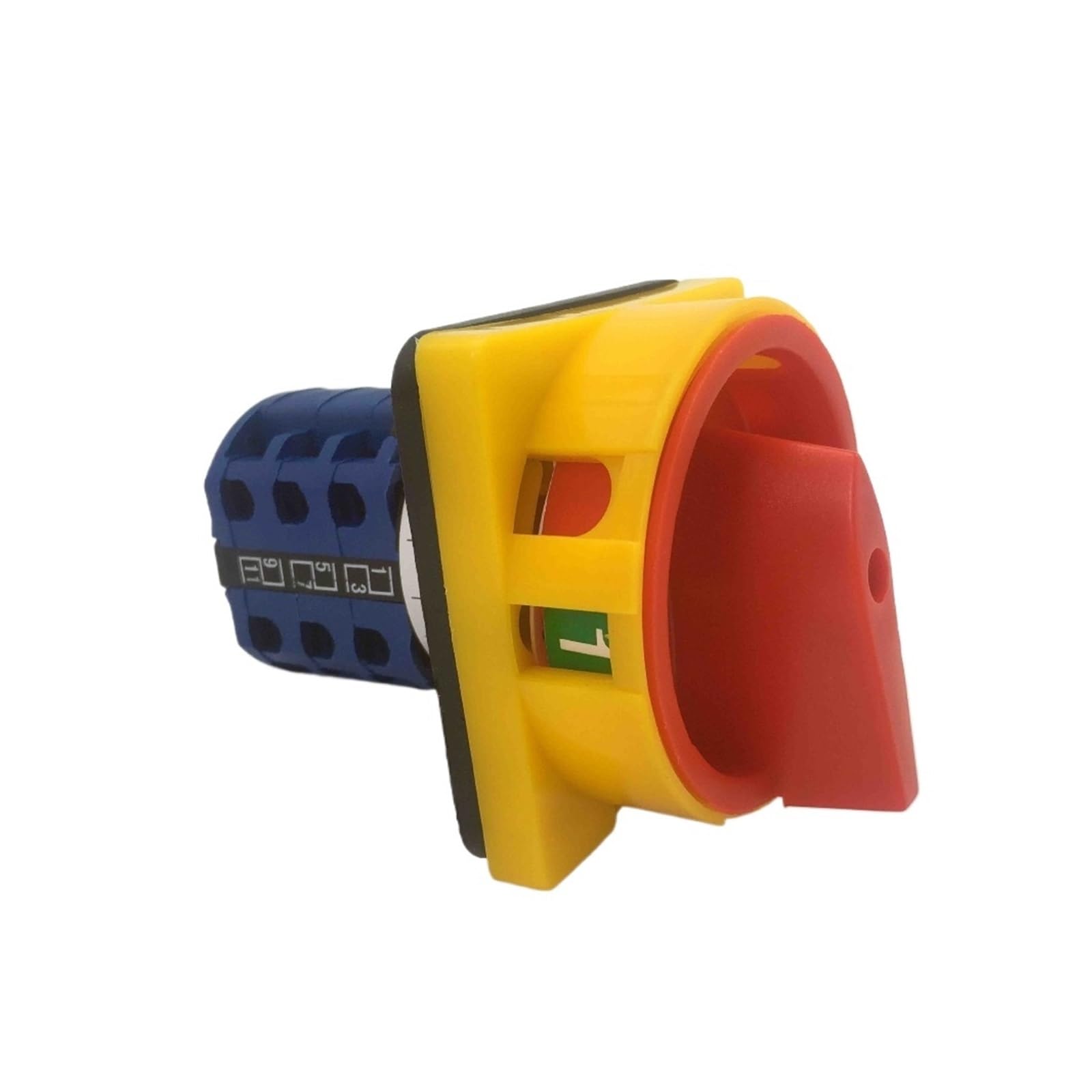 20A DIN Rail Mounted Changeover Rotary LW26GS-20/3 Rotate Power Cut-Off Knob Isolation Master 2 Positions 3 Poles Cam Switch