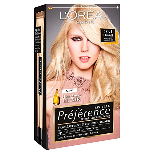 Blond Très Clair Cendré L'Oréal Préférence 10.1 Helsinki pour Éliminer les Reflets Jaunes 3x