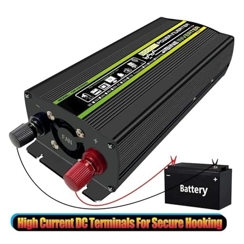 Panne courant solution convertisseur onduleur voiture 24V 220V 3000W - 3