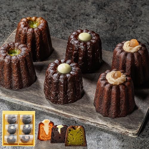 カヌレ羊羹＆お茶セット［井上茶寮］