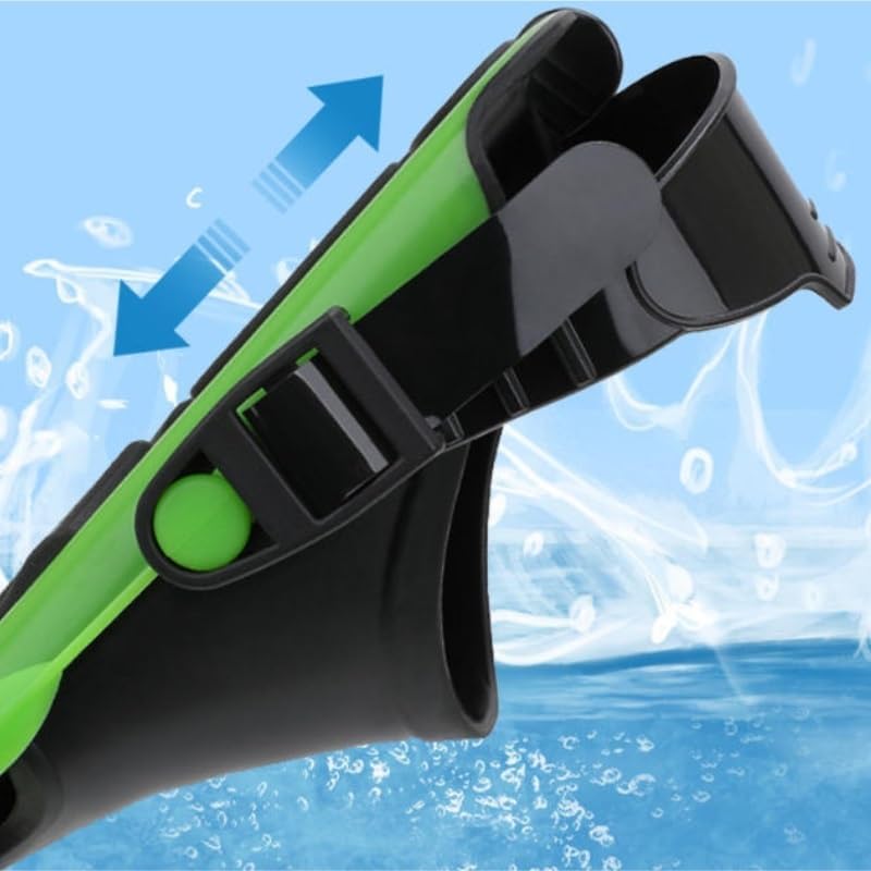 Swim Training Fins Silicone Short Flippers for Freestyle Breaststroke Snorkeling