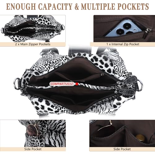 Image of Angel Kiss Hobo Bags for Women Vegan Leather Purses and Handbags Ladies Chic Shoulder Bags Crossbody Purses with Metal Studs
