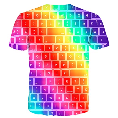 Men Women T-Shirts Unisex 3D Print Short Sleeve Crewneck Graphic Tees2