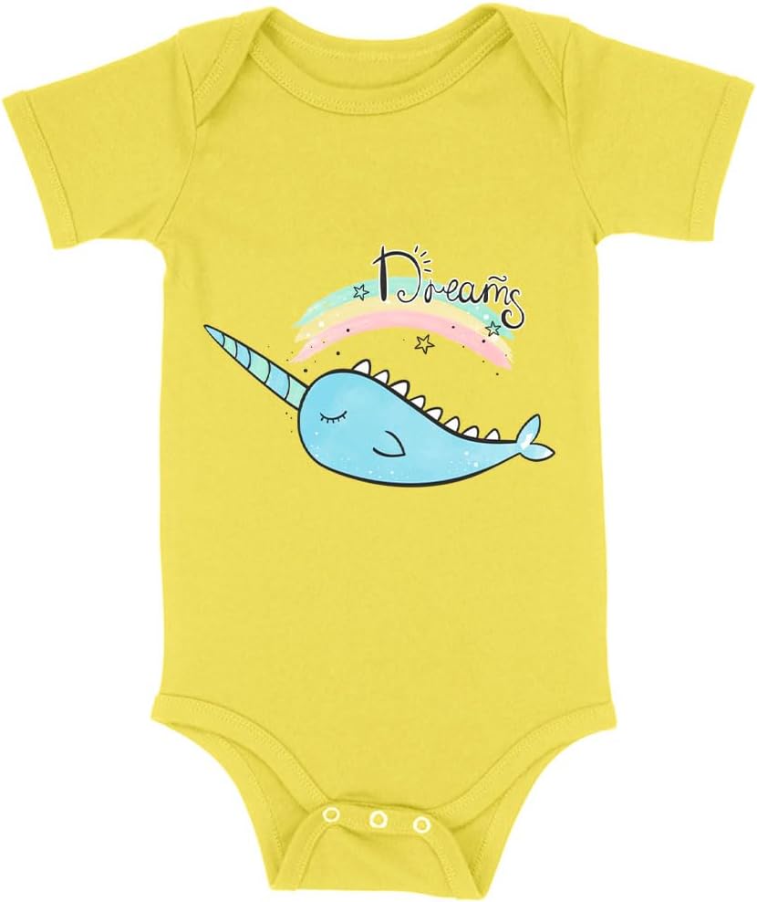 Dreams Print Baby Onesie - Unicorn Lovers Gifts - Cute Gifts