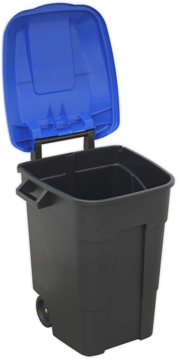 Sealey BM100B Wheelie Bin with lid open