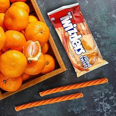 Twizzlers Orange Cream Twists - Pack of 2 - Sweet Delicious Treat for the Whole Family - Anytime and Anywhere