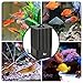AQQA Aquarium Sponge Filter Submersible Fish Tank Filter Ultra Quiet Aeration Bio Sponge Corner Filter for Breeding Fry Betta Shrimp Fish Tank (Small for 5-20 Gallon)