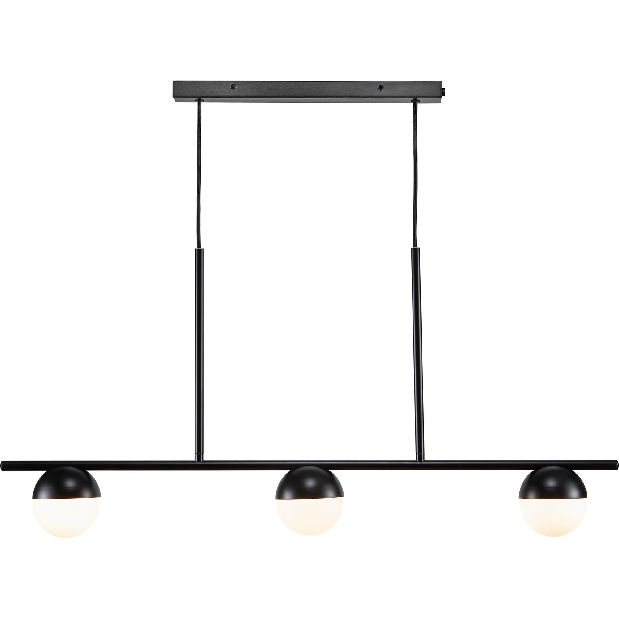 Nordlux Black Contina Pendant Light Metal Dining Room G9 Mains 10Cm