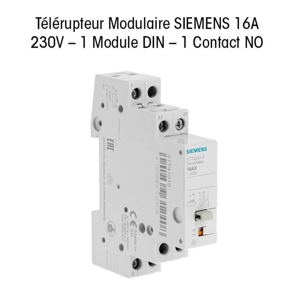 SIEMENS - Télérupteur Modulaire 16A 230V – 1 Module DIN