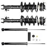 AUTOMUTO Strut Assembly Front and Rear Struts Shock Absorber Fit for 2006 2007 2008 2009 2010 2011 for Honda Civic set of 4