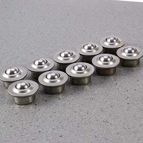 NICEXMAS Unidade de Rolamento de Transferência de Esferas 10Pcs Mesa de Roletes para Móveis de Trans