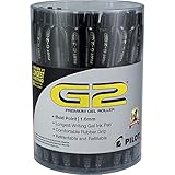 Pilot 2724465 G2 Retractable Gel Pens Bold Point Black Ink 36/Pack (84095)