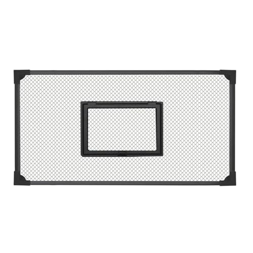 Baoblaze Ersatzabdeckung für Aquariumabdeckung, selbstmontierend, Anti-Sprungnetz, Abdeckung für Aquarien, reißfest, Zubehör für Aquariumsieb, 80x40cm