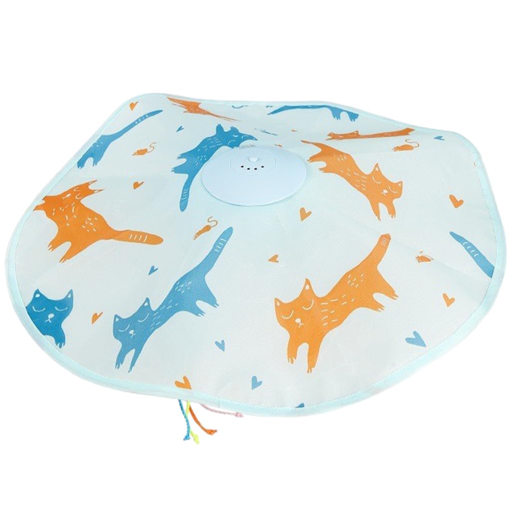 Jouet pour Animal de Compagnie sûr et Non Toxique pour Chat - Jouets pour Chat durables et Doux Jouet interactif pour Automatique Confortable et Doux, Bleu, Modèle de Charge