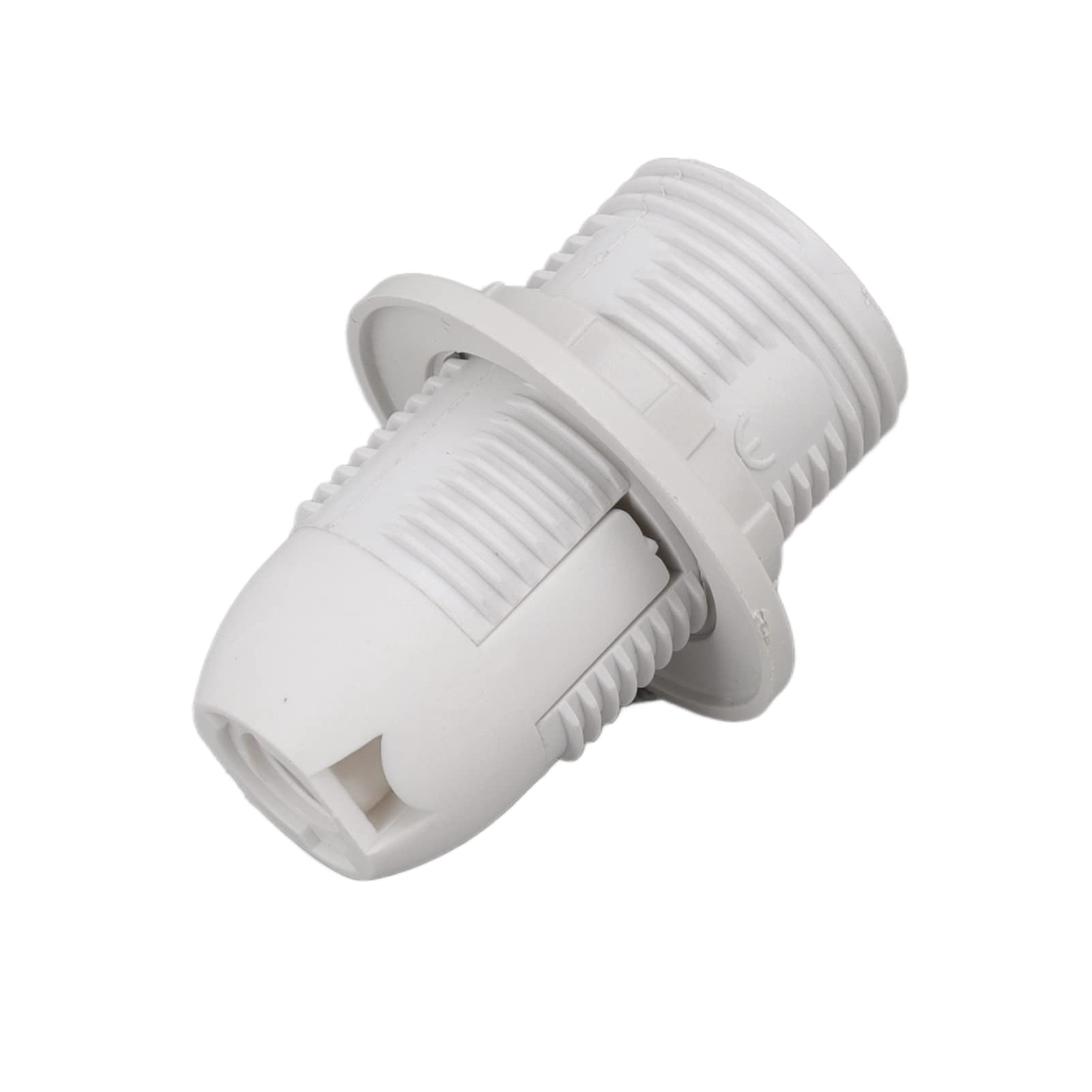 Support Douille E14 Homoyoyo – Base Blanche Solide En PC Pour Ampoule LED, Lampe De Table, Applique Murale Et Créations Lumineuses DIY