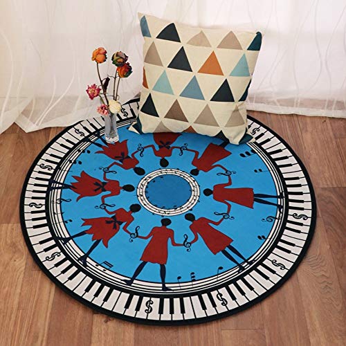 Tapis de chevet note musicale pour chambre et salon cosy
