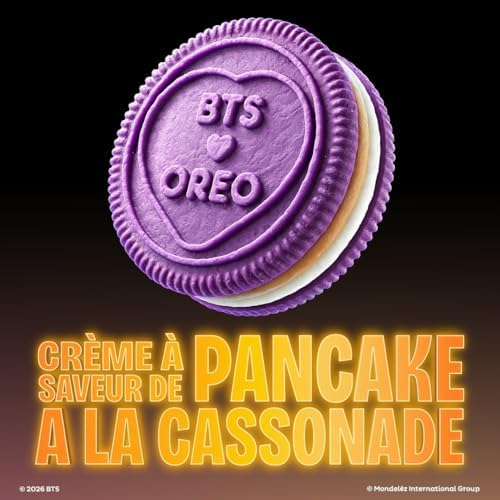 Oreo & BTS Brown Sugar Pancake Creme Sandwich Cookies, 303g - 4