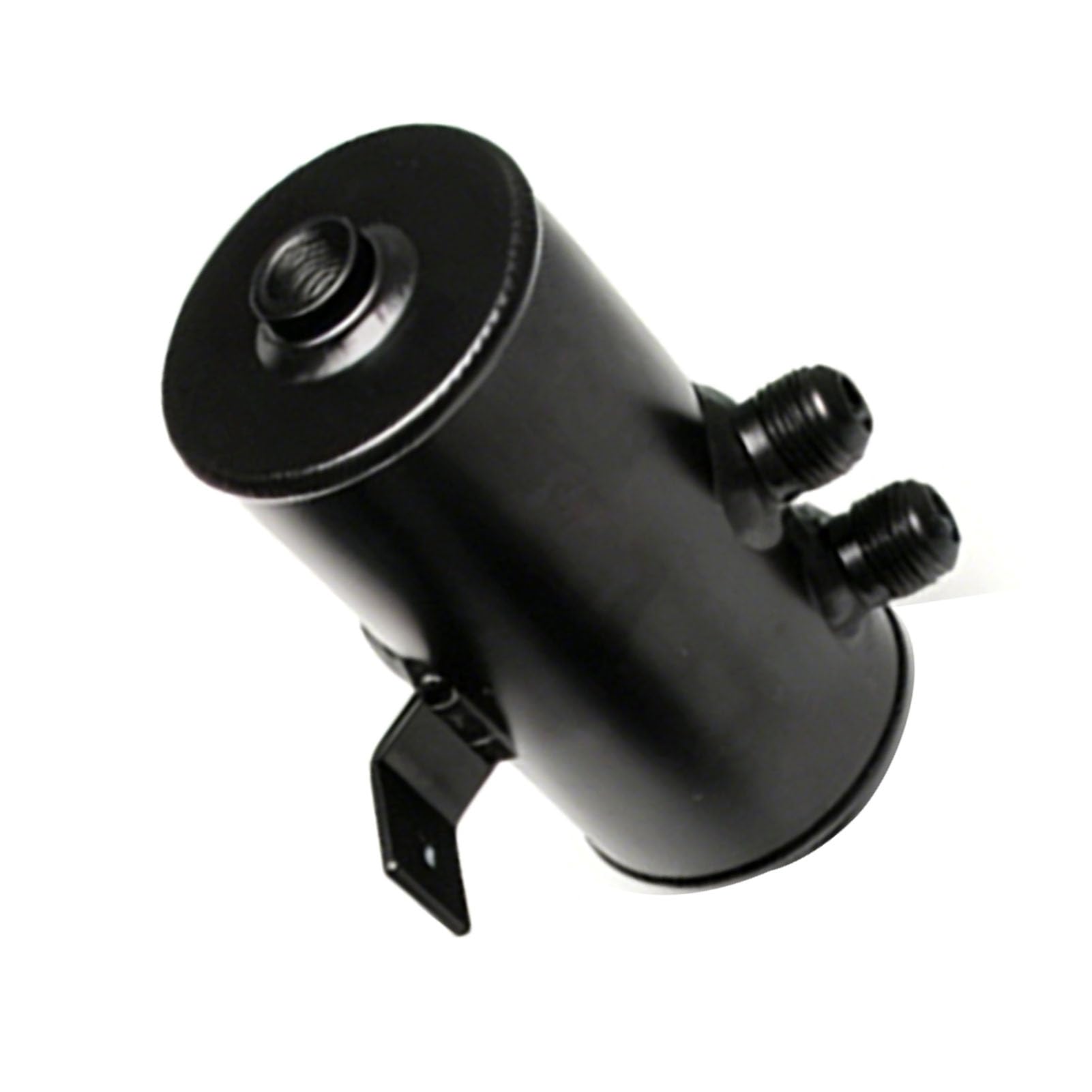 AMONIDA Kit de Lata de Captura de Aceite, Tanque de Ventilación Premium, Manguera AN10 para Actualización Automotriz, Acabado de Aluminio de 750ml (BLACK)