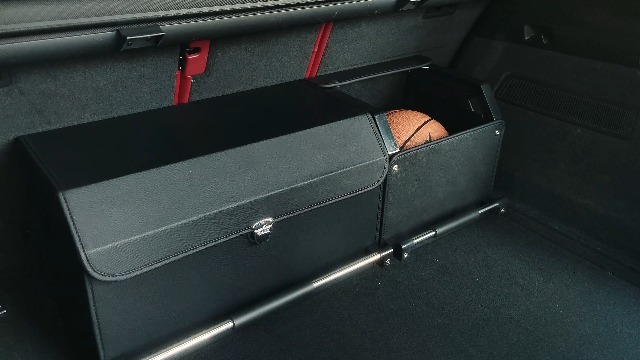 Organizer Auto Pelle PU Auto CHICAMPERA - Scatola Portaoggetti Pieghevole In Pelle PU Impermeabile Organizer Bagagliaio - 5