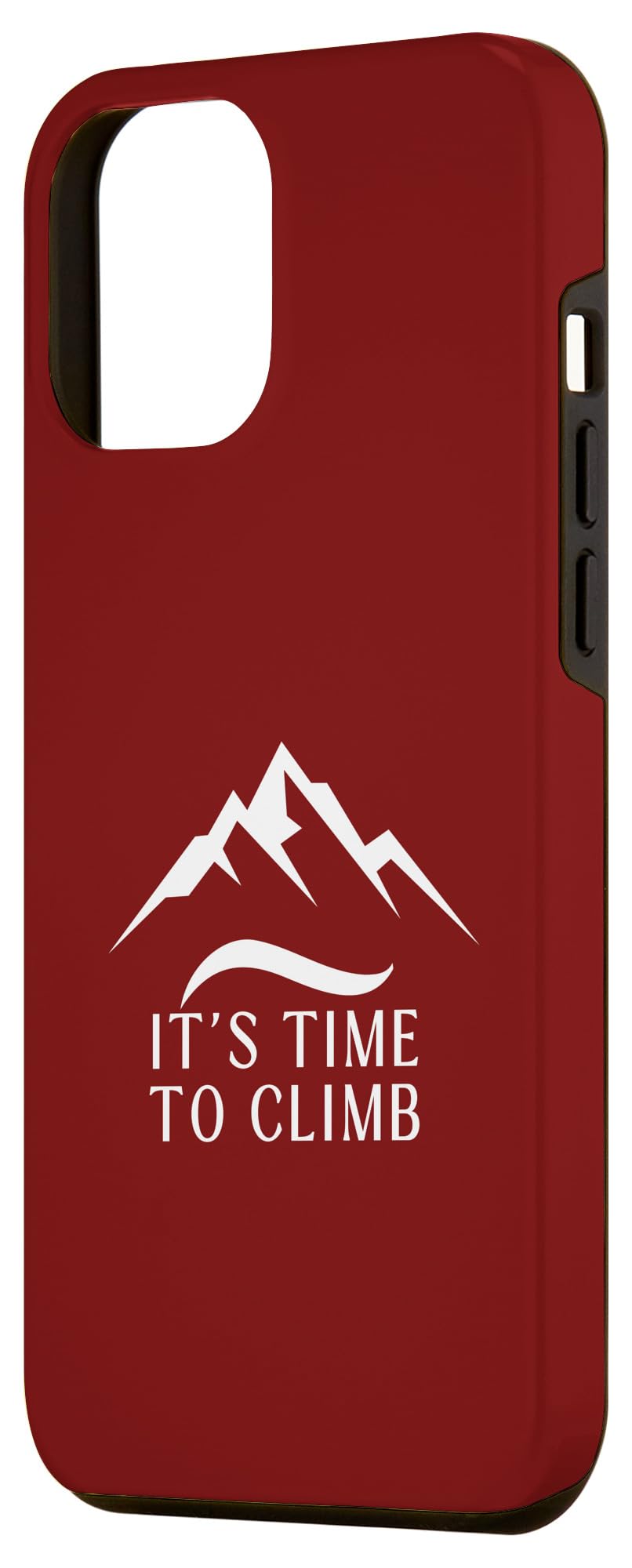 iPhone 14 Plus Mountain and Climbing Sports It's Time to Climb Case - Image 2