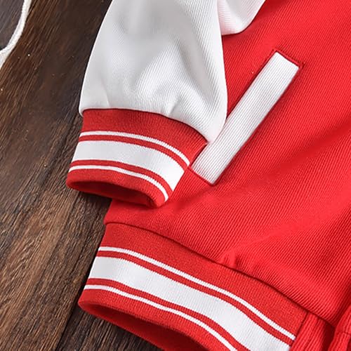 EnJoCho Boys And Girls Spring And Fall Fashionable Baseball Jacket Girls Jackets 64