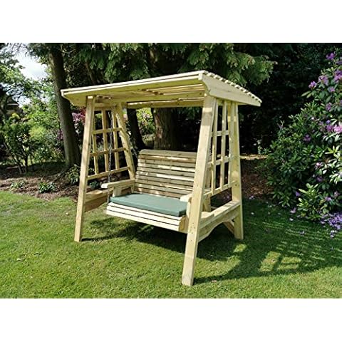Handmade Heavy Duty Wooden Garden Swing Cover