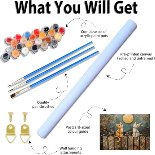 Pintar por numeros adultos manualidades lienzo diy kit pintura al oleo gufo decoracion 35x45cm 7