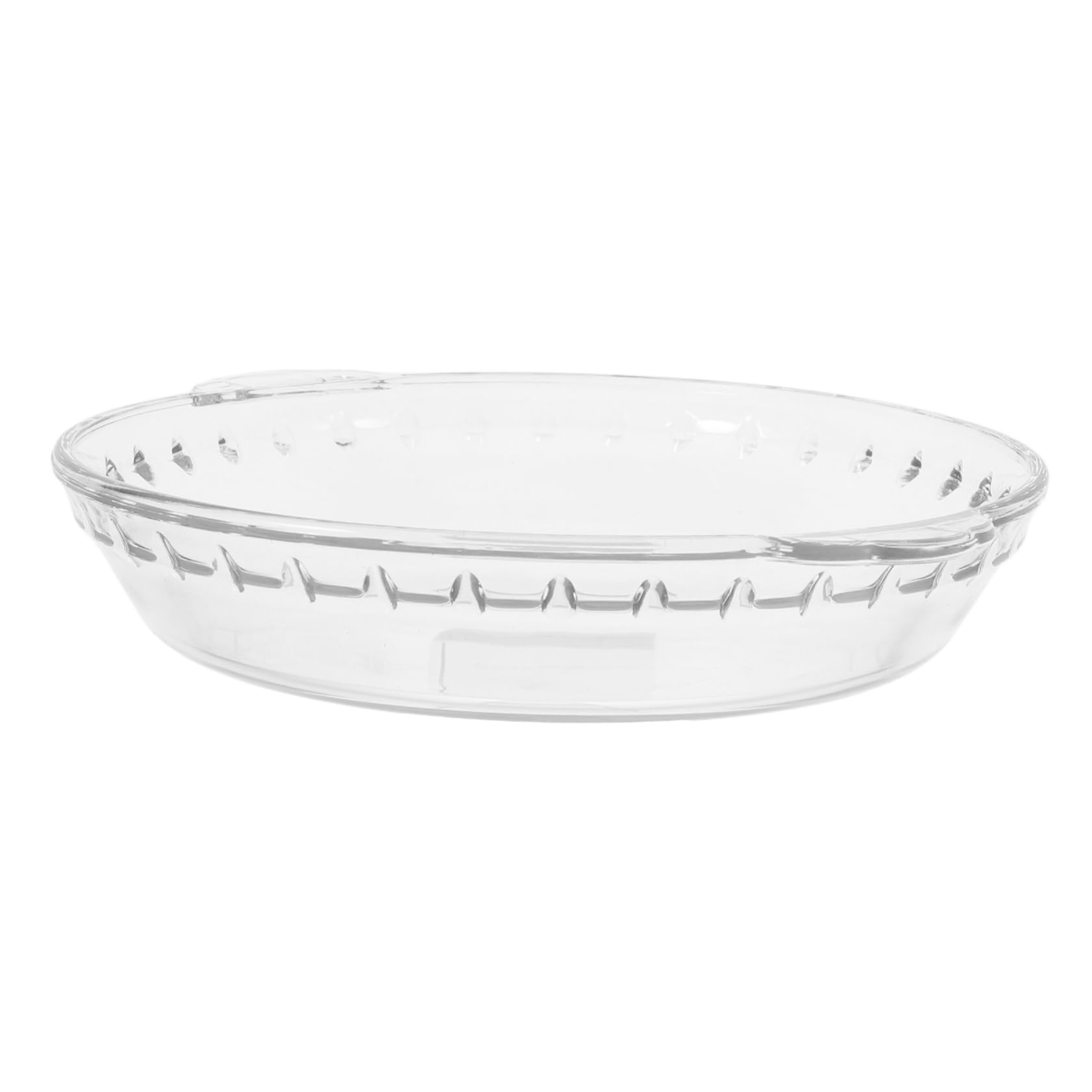 STOBAZA Microwave Oven Glass Lid Yellow Artificial Cakes for Display Decals Decals Candy Pies Nut Plate Pie Dried Fruit Plate Pie Tray Pie Food Pie Kitchen Plate Pie Fruit Pie Transparent