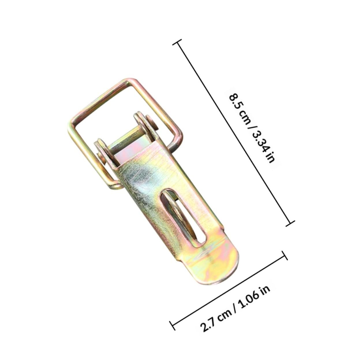 2pcs Draw Latches Carriage Truck Door Hasp Heavy Duty Door Draw Catch Lock for Trailer and Toolbox Industrial Hardware