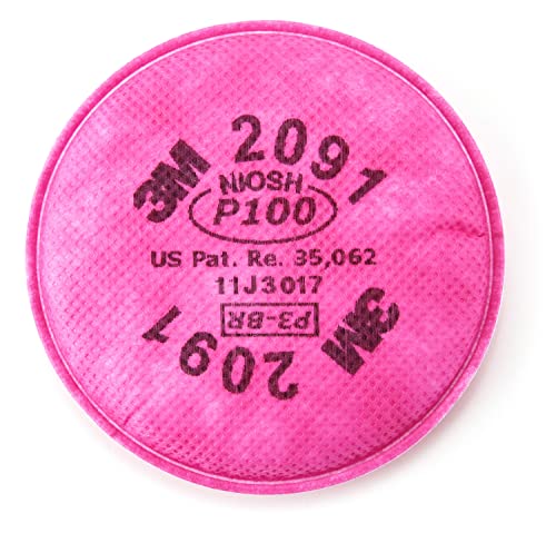 3M P95 Respirator Cartridge 2076HF, 1 Pair, Helps Protect Against Hydrogen Fluoride, Oil and Non-Oil Based Particulates, Nuisance Level Acid Gas Relief