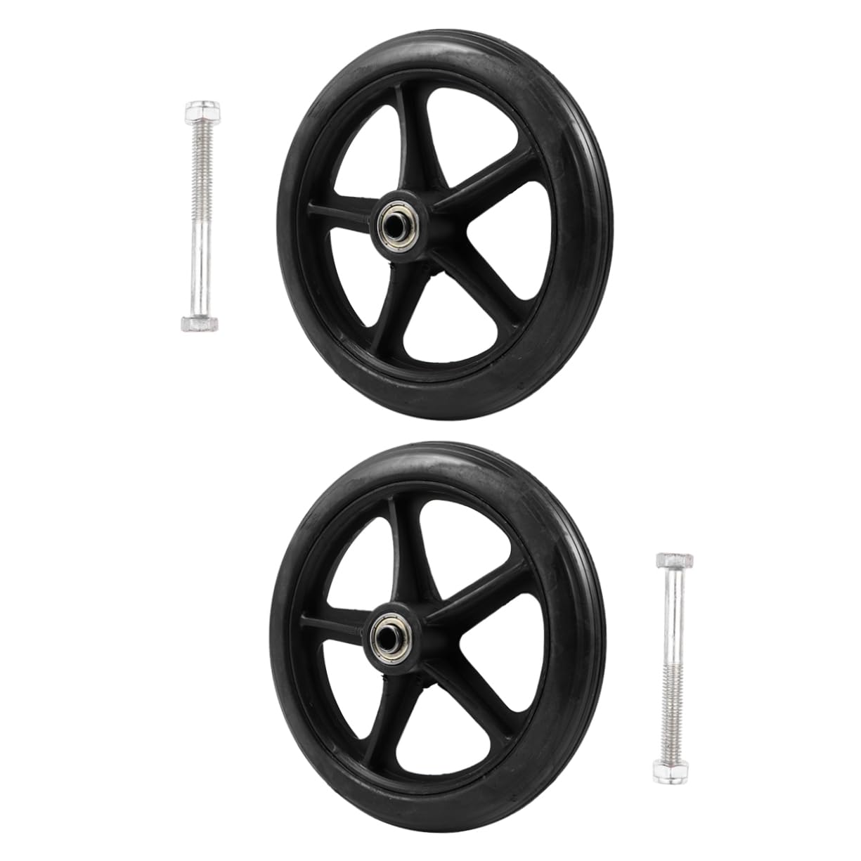 Roue fauteuil roulant solide de qualité supérieure avec roulement fluide - 8