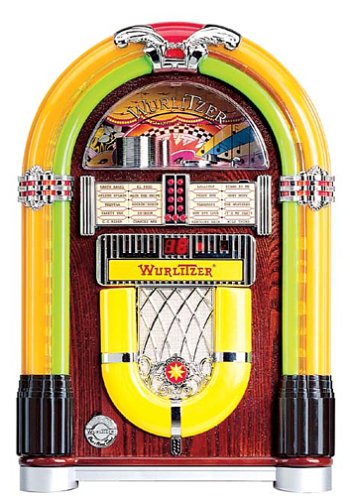 Crosley WR18 Mini Bubbler Jukebox front view