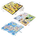 アーテック(Artec) 知育すごろく 3点セット (夜店でおかいもの / 日本地図おつかい旅行 / 1年のぎょうじ) 72557 ボードゲーム 子供 おもちゃ お金の勉強 地理 学習 4歳以上 2人~4人用